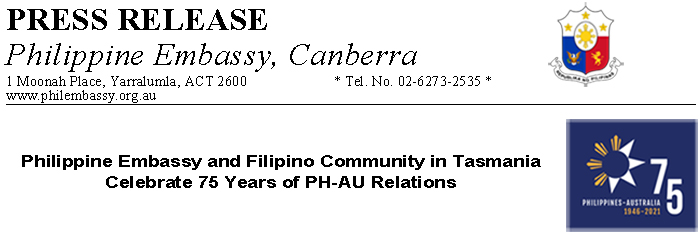 Philippine Embassy And Filipino Community In Tasmania Celebrate 75 Years Of Ph Au Relations 